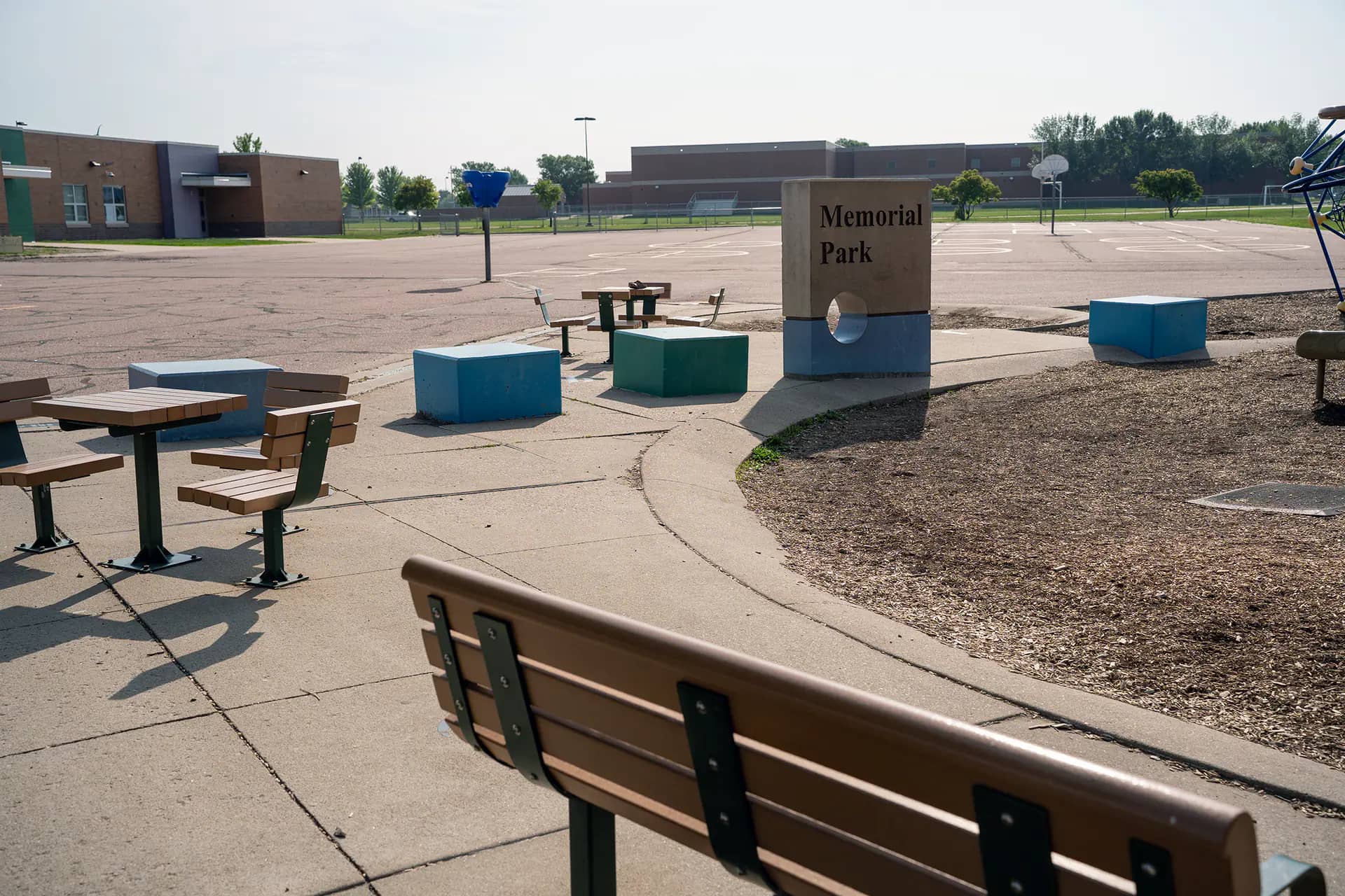 Accessible playground at Memorial Park in Sioux Falls