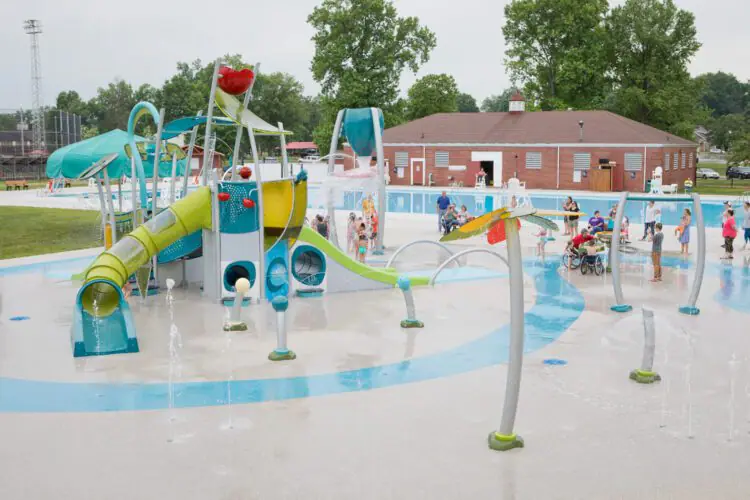 Parkersburg City Park Inclusive Splash Pad