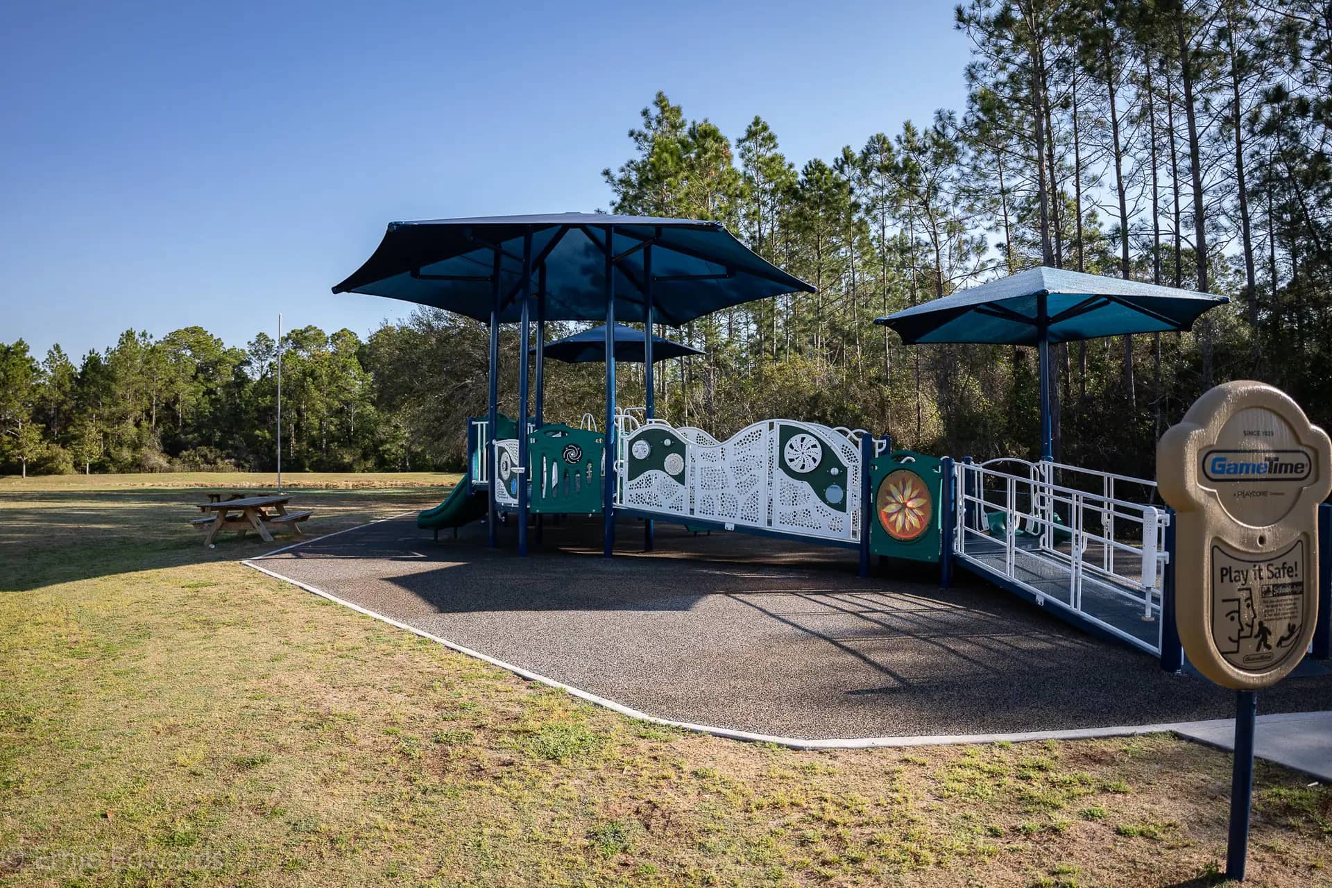 Accessible playground at Aberdeen Park in St. Johns