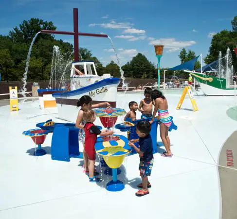 Family Recreation Area at Franconia Park with inclusive play attractions