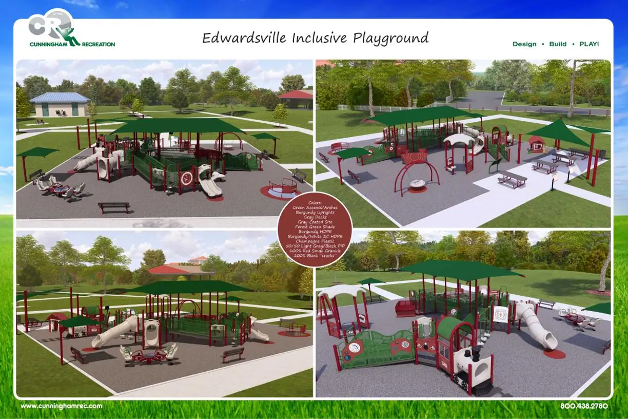 Official rendering of the all-abilities playground planned at the N.O. Nelson campus in Edwardsville