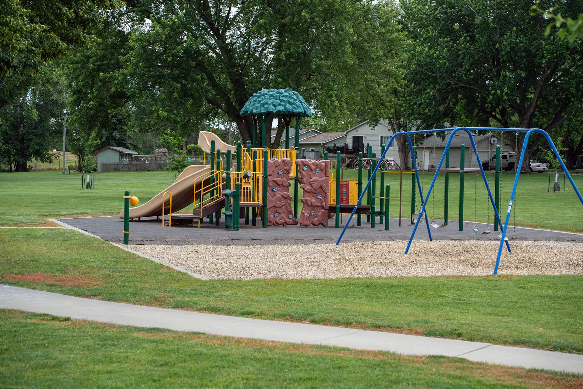 Accessible playground at Riverdale Park in Sioux Falls