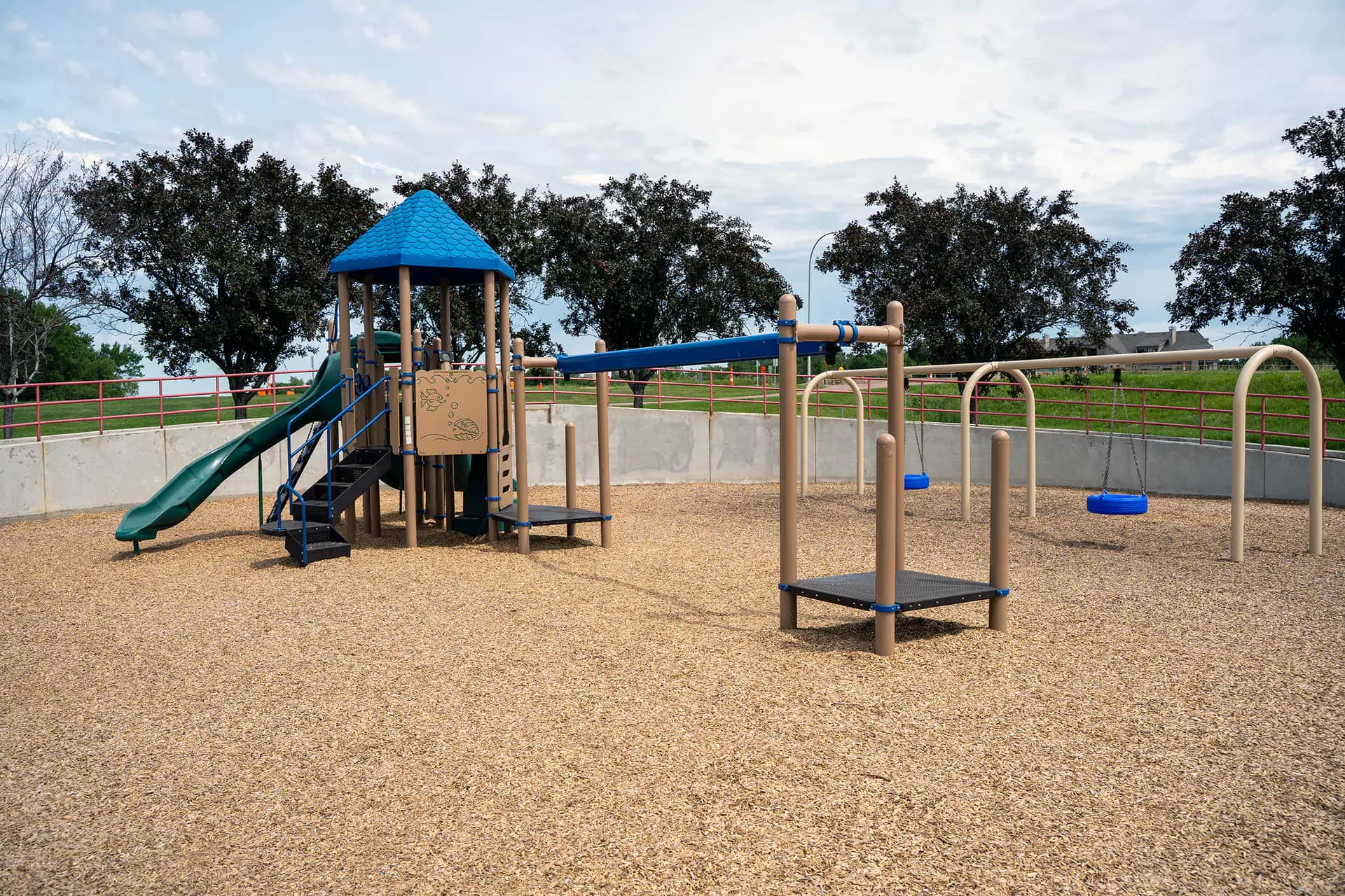 Accessible playground at Sertoma Park in Sioux Falls