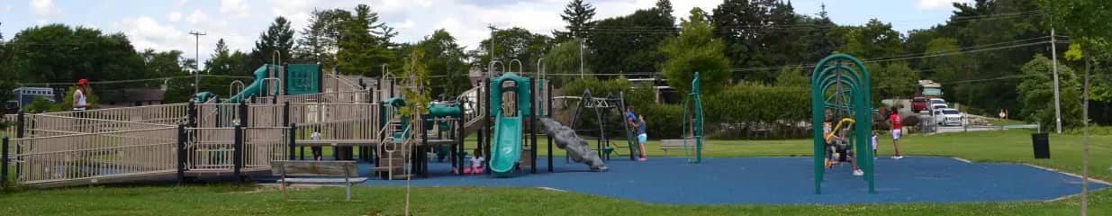 Accessible playground at Lockwood Park in Racine