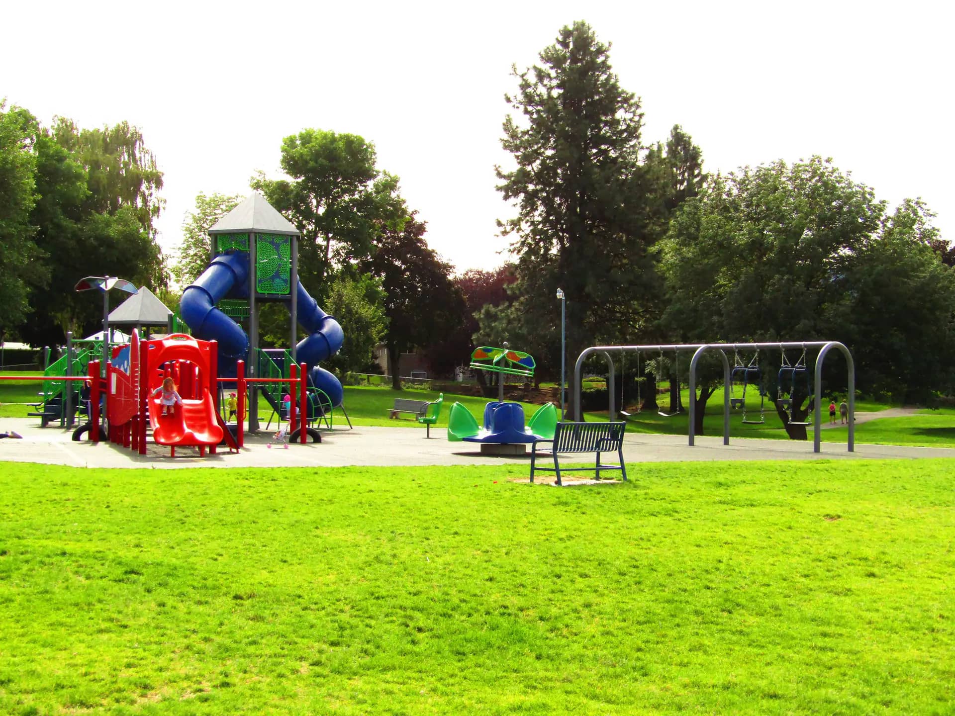 Playground area at Eastmont Community Park in East Wenatchee