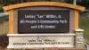 Sign at Les Miller All People's Community Park & Life Center in Tampa