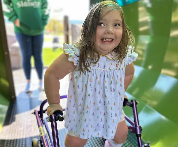 Inclusive play equipment at AMBUC Park in Savannah
