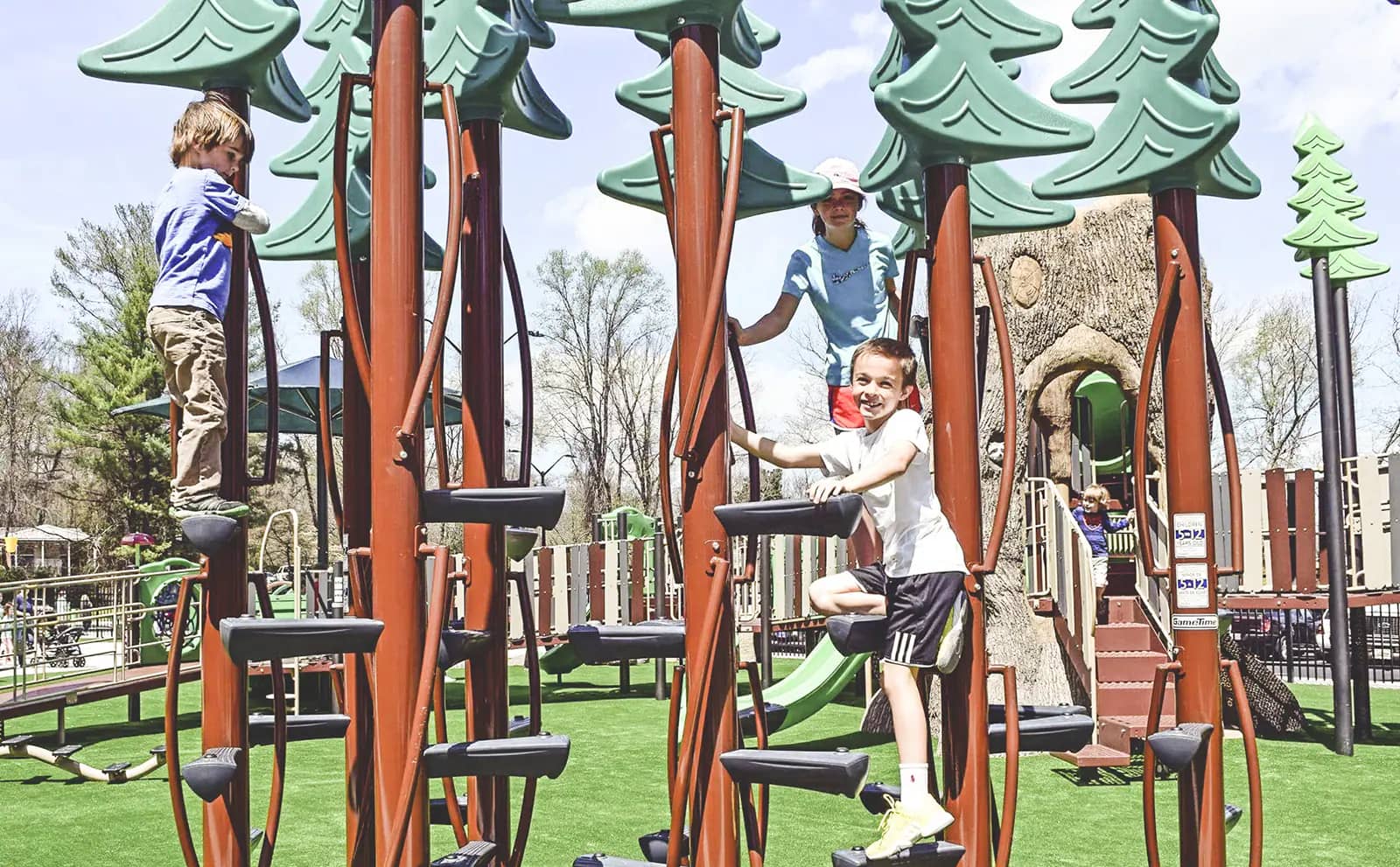 Play area at Rotary Park in Johnson City