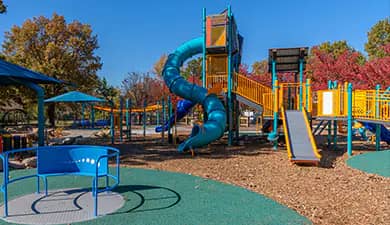 PrairiePlay inclusive playground at Meadowbrook Park in Urbana