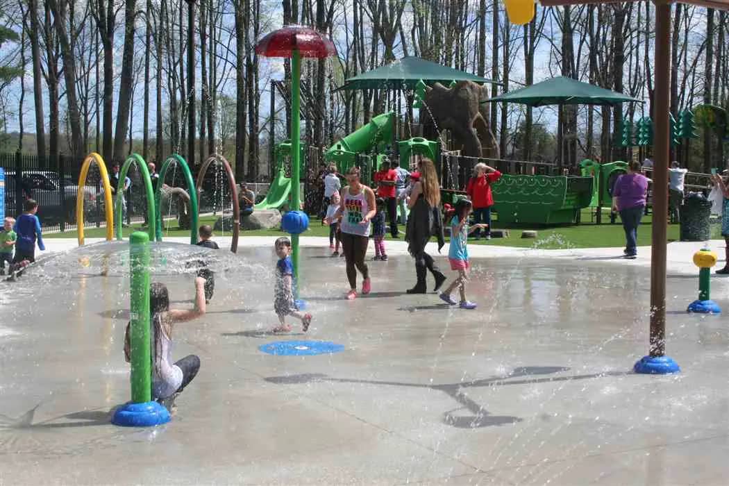 Splash pad at Rotary Park