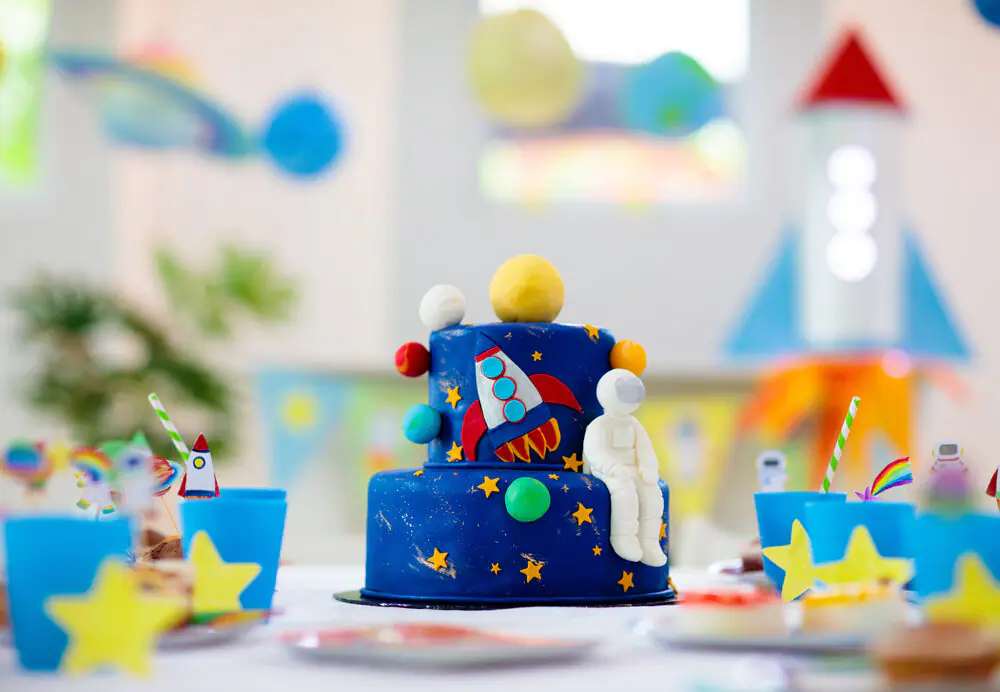 Birthday party setup at The Social Club