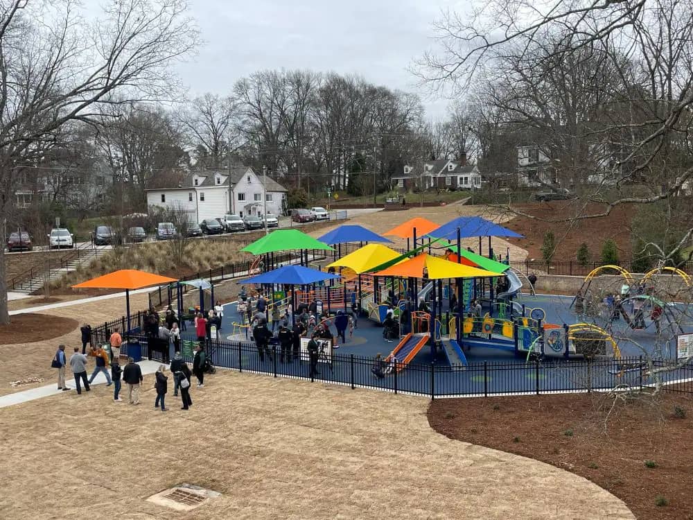 Accessible play area at Holding Park