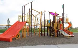 Inclusive playground area at Harmony Park in Layton