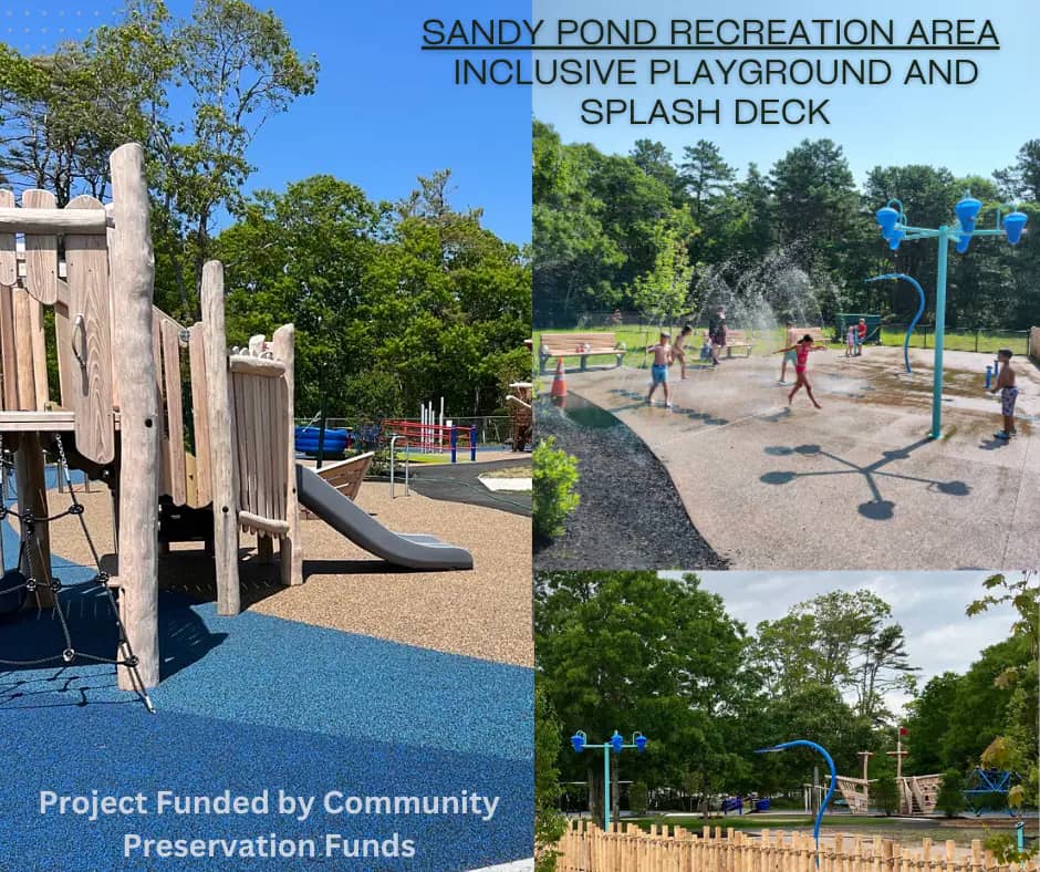 Official Sandy Pond playground image from the Town of Yarmouth