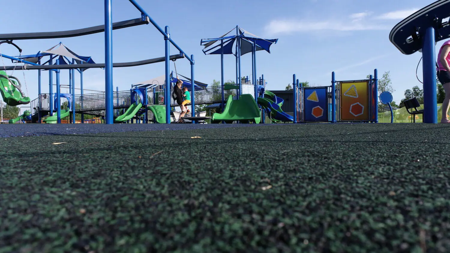 Poured-in-place surface at Friendship Park