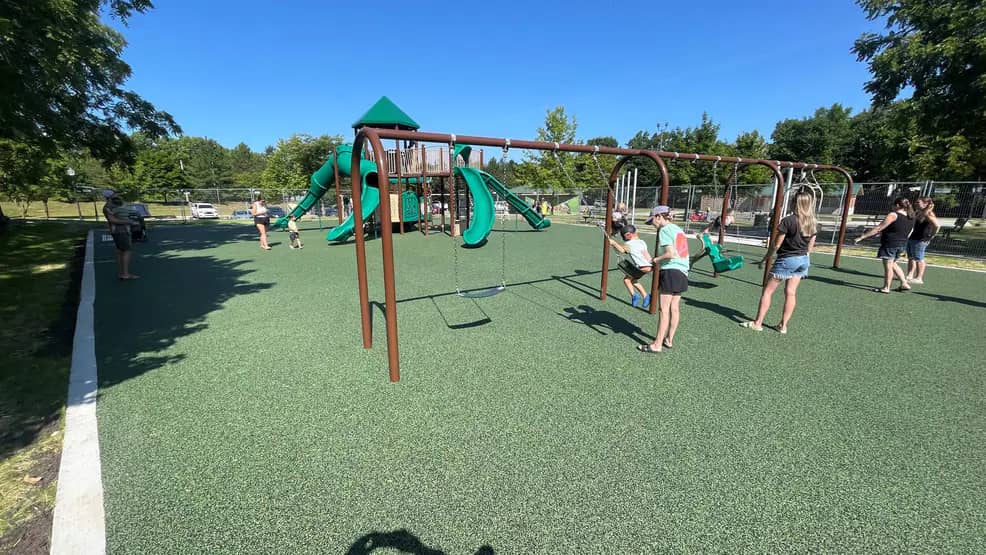 Accessible playground improvements at Physicians Park in Grand Blanc