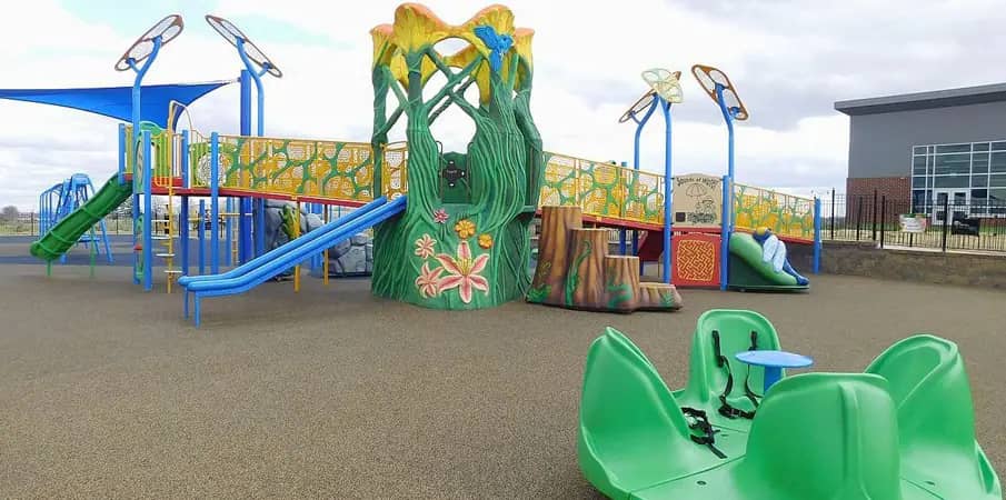 Jumpin' Jungle Playground play structure in Saint Joseph, Missouri