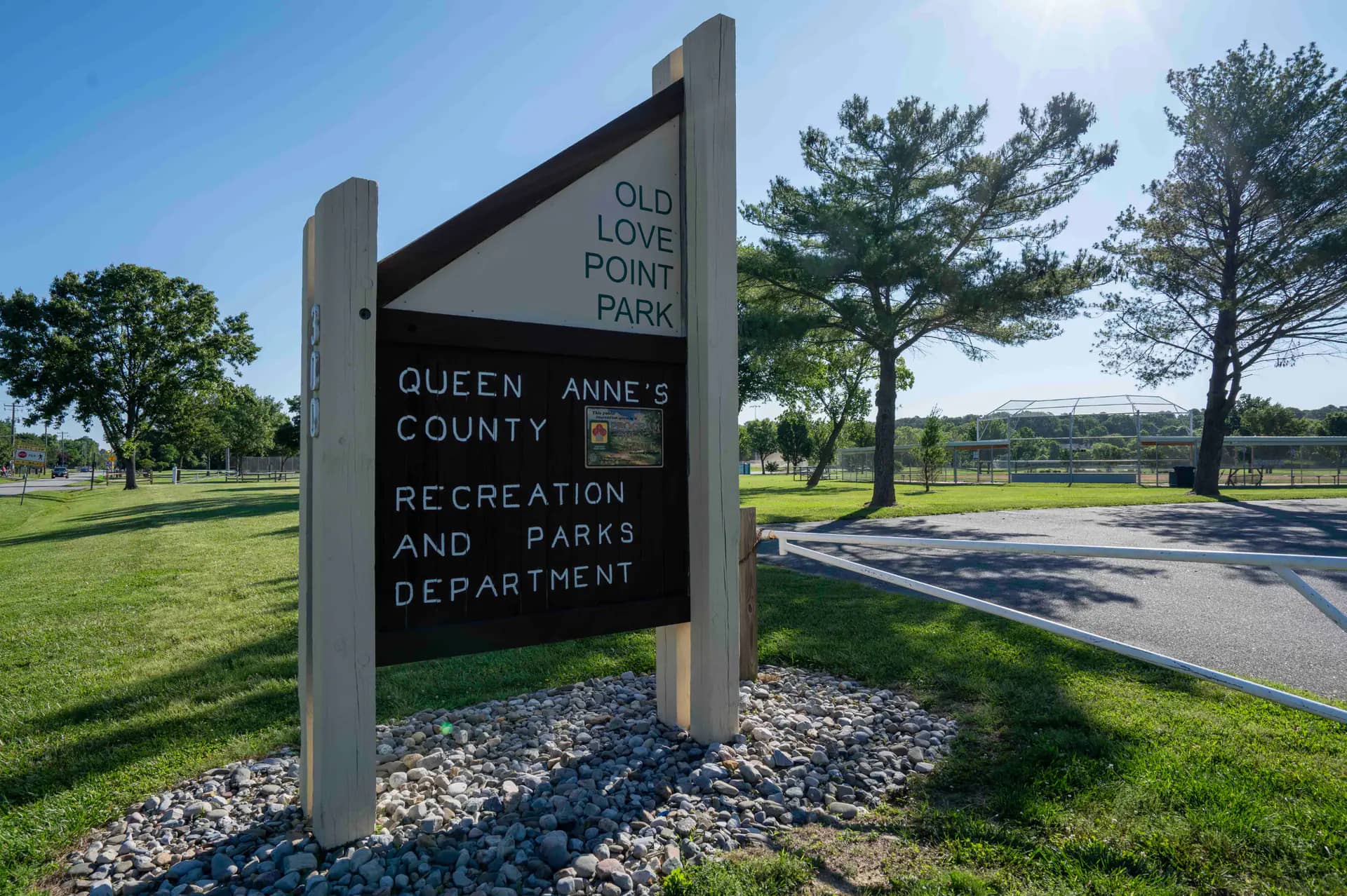Old Love Point Park grounds in Stevensville