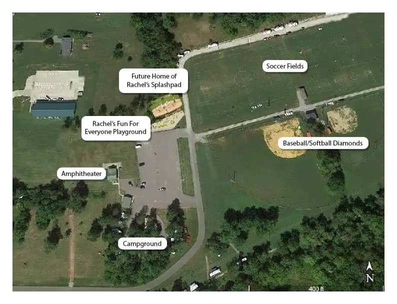 Optimist Park in Vine Grove, home of Rachel's Fun for Everyone Playground