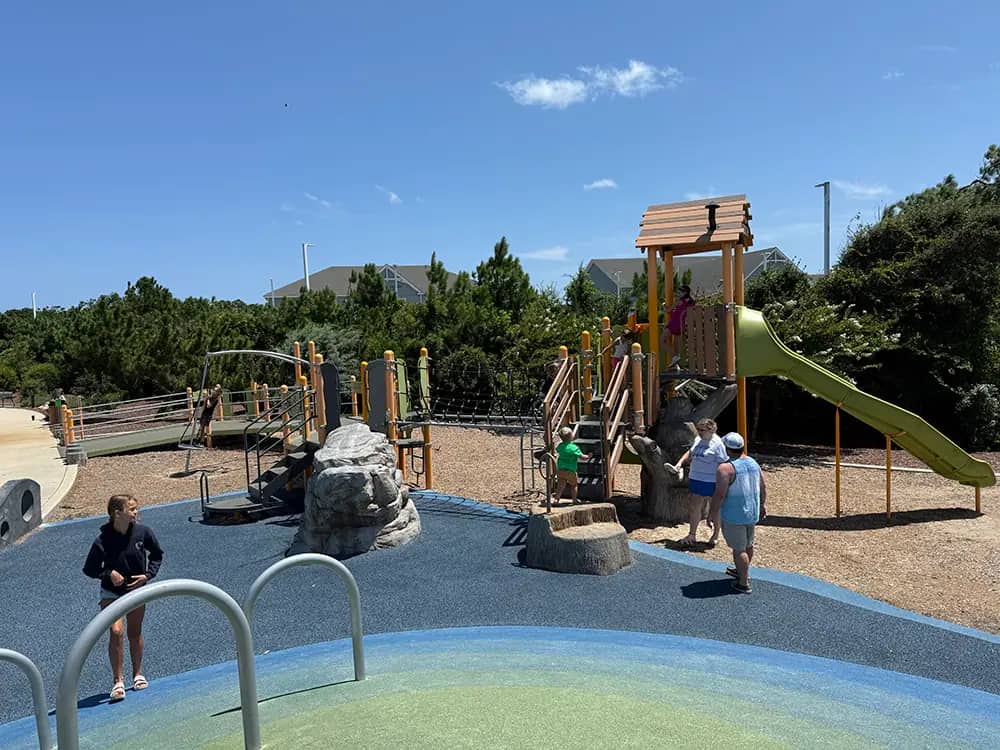 Play equipment at Dowdy Park